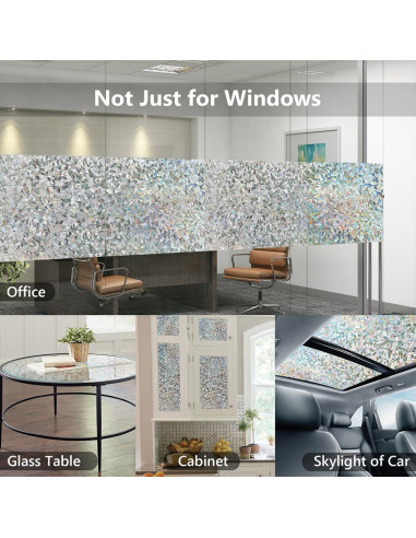 Película de Privacidad para Ventanas Donox Arcoíris 44.5x199.8cm