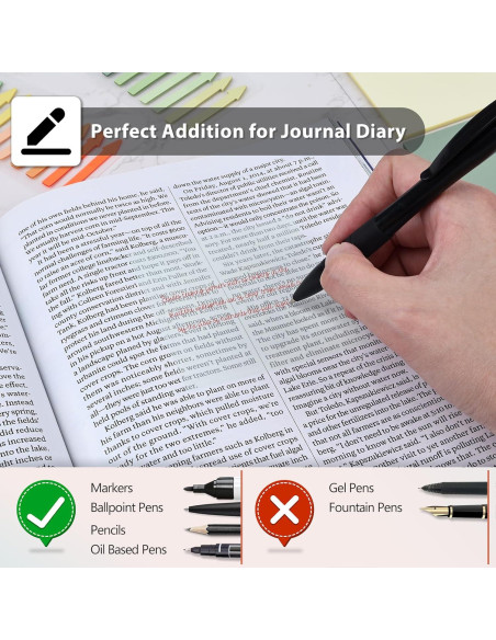 Notas Adhesivas Transparentes Valtiner 1060 Hojas Morandi