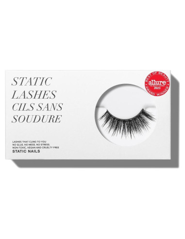 Pestañas Magnéticas Static Nails Oh Hii Negro Glam Reutilizables