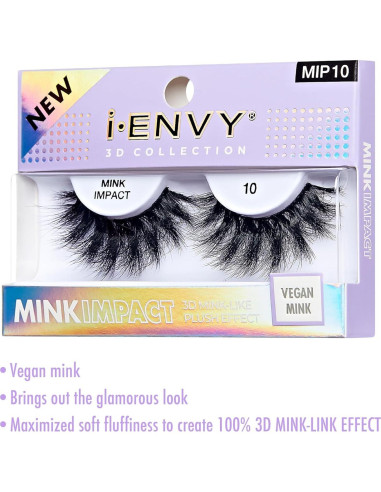 Pestañas Postizas 3D Veganas i-Envy Natural a Dramático (10)