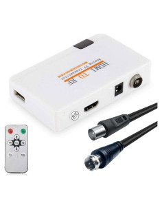 Modulador RF HDMI a Coaxial Quadrivalue - Adaptador VHF