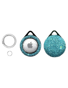 Funda Dura Brillante para Apple AirTag MINICO Azul