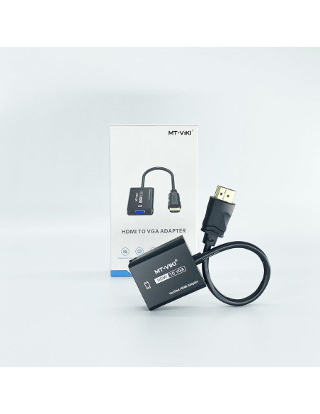 Adaptador HDMI a VGA MT-VIKI M02-A1 1080P 60Hz