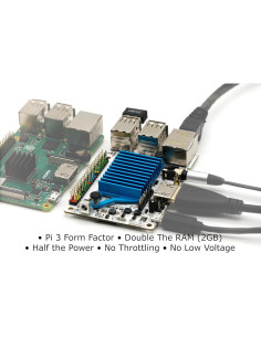 Placa Base Libre Computer Le Potato 2GB WiFi 4 con Disipador 2