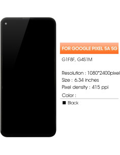 Reemplazo Pantalla LCD Google Pixel 5A 5G 6.34" Negro AGCUT 2