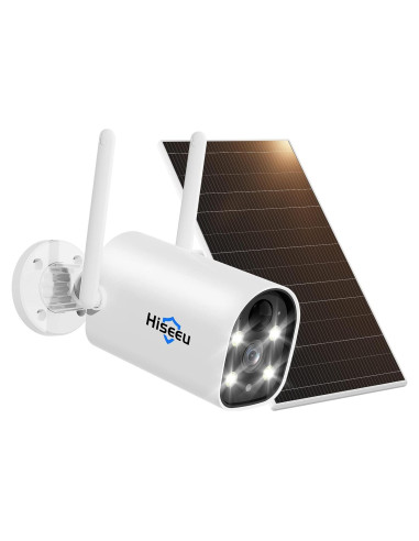 Cámara de Seguridad Inalámbrica Hiseeu C40 4MP Solar Exterior