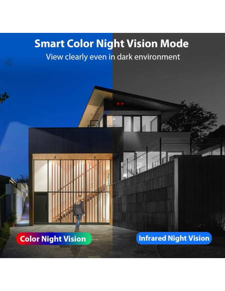 Cámara de Seguridad Inalámbrica Hiseeu C40 4MP Solar Exterior