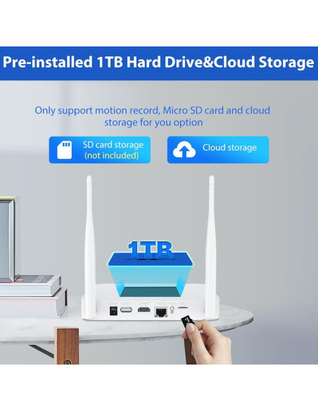 Cámara de Seguridad Inalámbrica Hiseeu C40 4MP Solar Exterior