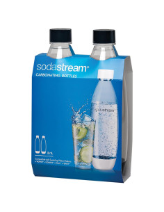Botellas de Carbonatación Slim SodaStream 1L Paquete Doble