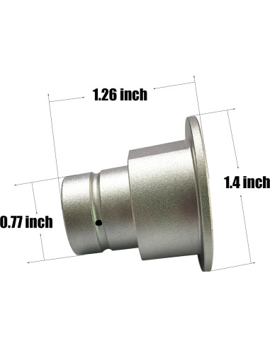 Adaptador de Conexión Rápida CO2 para Máquina de Agua Seltz Terra DUO ART