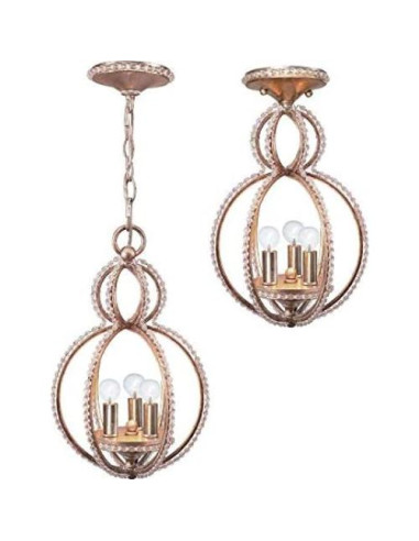 Candelabro Mini Crystorama Garland 3 Luces Crepúsculo 24.1x39.4cm