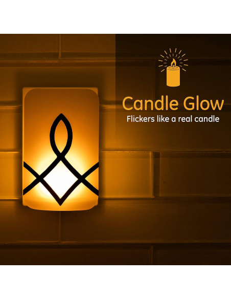 Luz Nocturna LED Dimmable GE 2 Paquete Bronce Aceitado