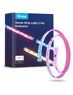 Tira de Luz LED Govee RGBIC 2 Pro 1m Extensión Sin Enchufe
