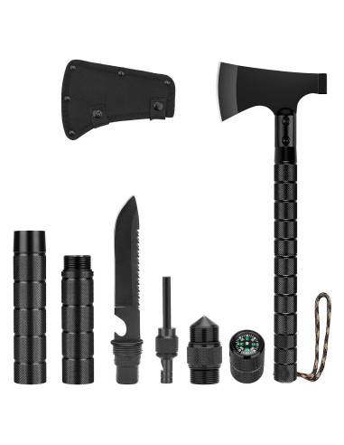 Hacha de Camping Hitdudu Plegable Multi-Herramienta 1kg