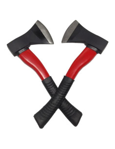 Juego de 2 Hachas de Camping EDM con Mango de Fibra de Vidrio