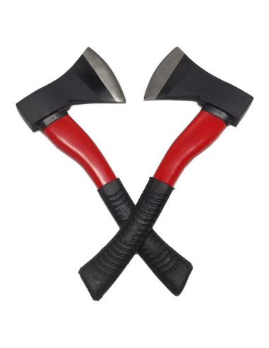 Juego de 2 Hachas de Camping EDM con Mango de Fibra de Vidrio