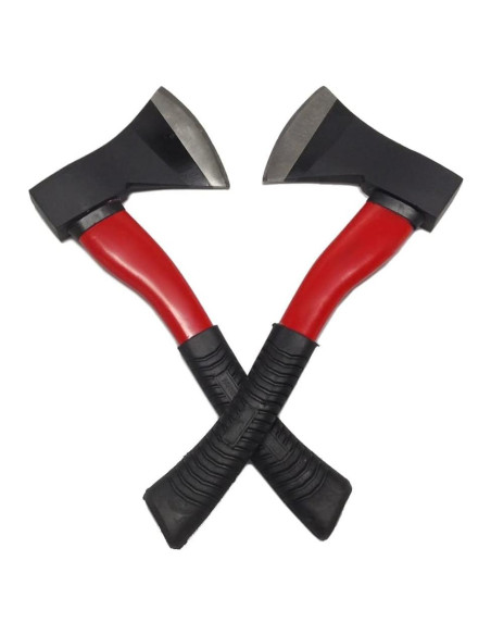 Juego de 2 Hachas de Camping EDM con Mango de Fibra de Vidrio