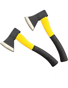 Juego de 2 Hachas de Camping EDM con Mango de Fibra de Vidrio 2