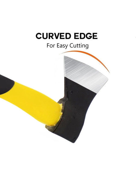 Juego de 2 Hachas de Camping EDM con Mango de Fibra de Vidrio