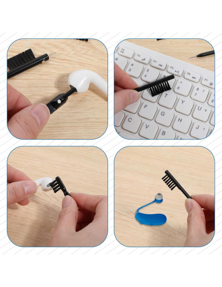 Kit de limpieza para audífonos Psyqtsuary 12 piezas con bolsa