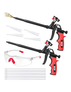 Pistola de Espuma Wolline Profesional 2 Paquete Rojo