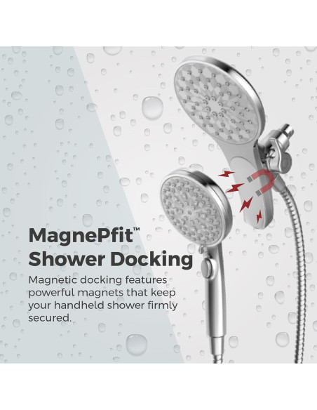 Cabezal de Ducha y Mano Pfister HydroFuse 6 Funciones 9.5 LPM Cabezal de Ducha y Mano Pfister HydroFuse 6 Funciones 9.5 LPM