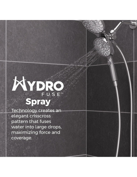 Cabezal de Ducha y Mano Pfister HydroFuse 6 Funciones 9.5 LPM Cabezal de Ducha y Mano Pfister HydroFuse 6 Funciones 9.5 LPM