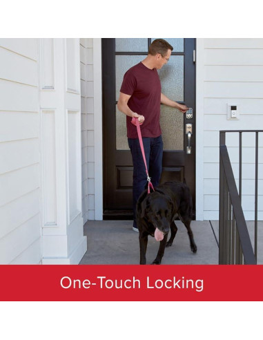 Cerradura Electrónica Kwikset Aura Bluetooth con Manijas Niquel Satinado