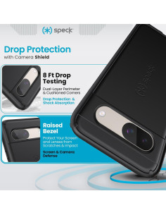 Funda Speck Impacthero Google Pixel 8a Negra - Delgado y Protector 2