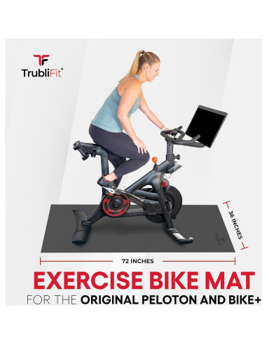 Mat de Ejercicio TrubliFit para Bicicleta Peloton 182x91 cm
