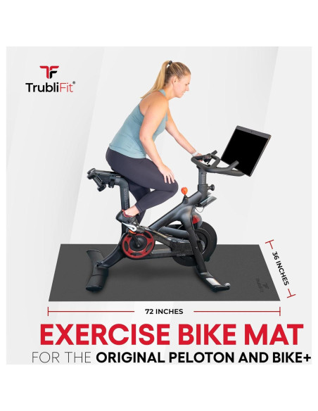 Mat de Ejercicio TrubliFit para Bicicleta Peloton 182x91 cm