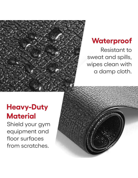 Mat de Ejercicio TrubliFit para Bicicleta Peloton 182x91 cm