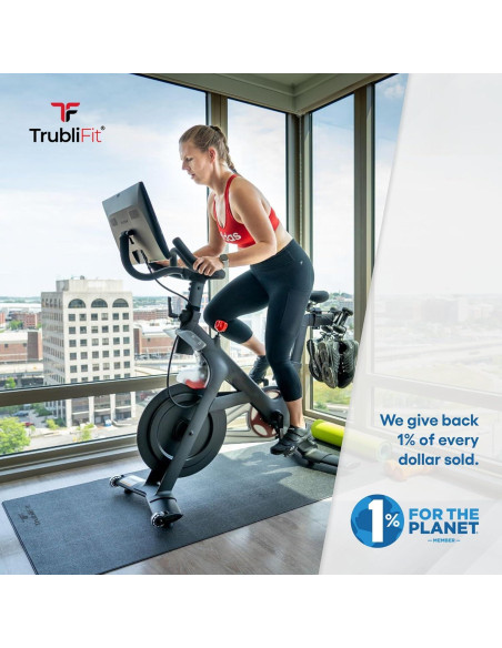 Mat de Ejercicio TrubliFit para Bicicleta Peloton 182x91 cm