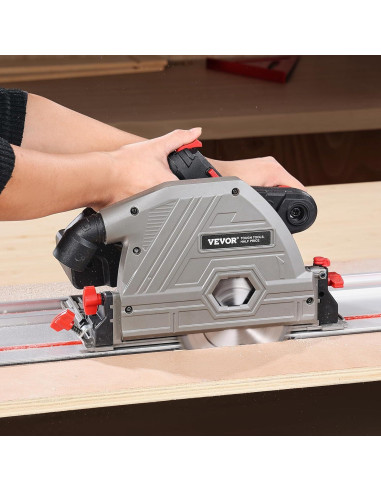 Sierra de Carril Inalámbrica VEVOR 139.7 mm 5500 RPM