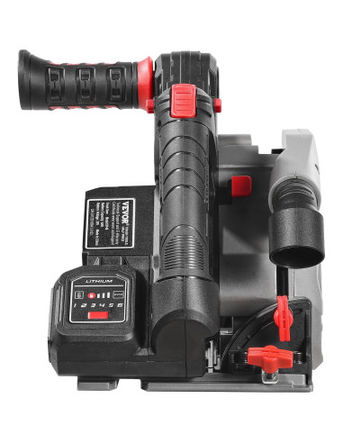 Sierra de Carril Inalámbrica VEVOR 139.7 mm 5500 RPM