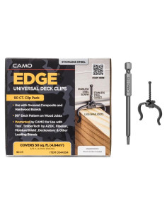 Clip de Borde Oculto CAMO 0344354 para Deck 90 unidades