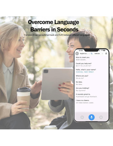 Auriculares Traductores AI MaxKite M62 - Sonido HD, 144 Idiomas