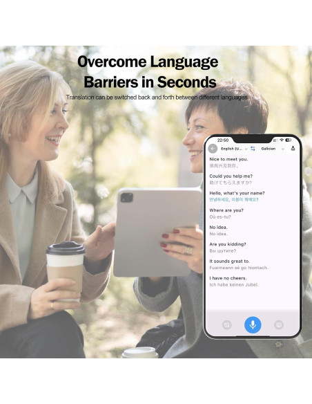 Auriculares Traductores AI MaxKite M62 - Sonido HD, 144 Idiomas