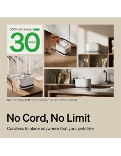 Fuente de Agua para Gatos PETLIBRO 2.5L Batería Recargable 2