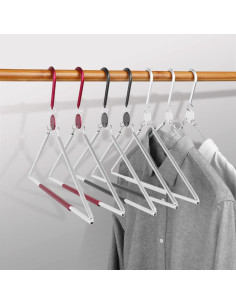 Perchas Plegables de Aluminio Betterall - 3 Unidades Plata 2