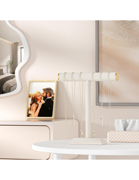 Soporte para Collares Julysky T-Bar Beige 29.7x33.5x8.1 cm