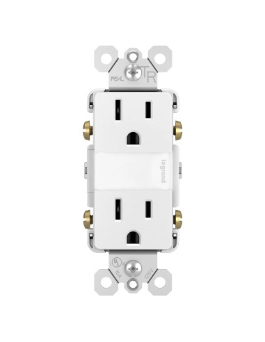 Enchufe Eléctrico Legrand Radiant con Luz Nocturna LED Ajustable