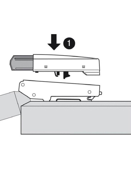 Amortiguador de Bisagra Blum 973A0500 Cierre Suave x8