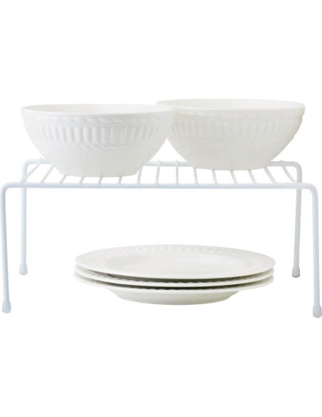 Organizador de Estantes de Cocina Greenbrier, Juego de 2 - Blanco, 3.05m x 1.83m x 0.18m Organizador de Estantes de Cocina Greenbrier, Juego de 2 - Blanco, 3.05m x 1.83m x 0.18m