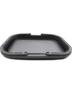 Cubo Plegable SAMMART 12L Gris/Negro - Canasta Portátil 2