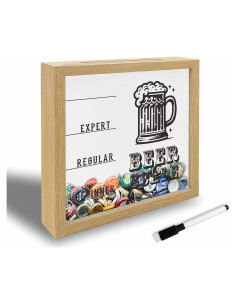 Marco de Sombra 20x20 cm DYIRBIIY para Tapas de Botellas