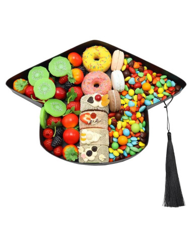 Bandeja de Servicio Desechable QRQR Sombrero Blanco 38.1x27.4cm