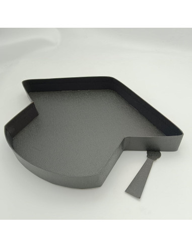 Bandeja de Servicio Desechable QRQR Sombrero Blanco 38.1x27.4cm