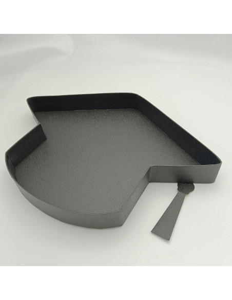 Bandeja de Servicio Desechable QRQR Sombrero Blanco 38.1x27.4cm