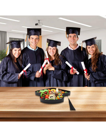 Bandeja de Servicio Desechable QRQR Sombrero Blanco 38.1x27.4cm